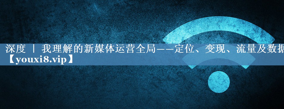 深度 ｜ 我理解的新媒體運(yùn)營全局——定位、變現(xiàn)、流量及數(shù)據(jù)